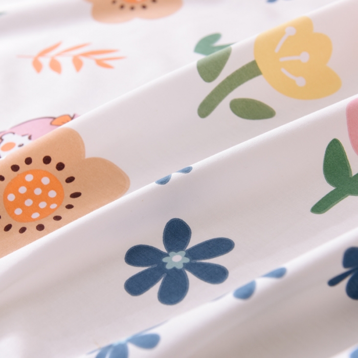 91家纺网 家纺一手货源 找家纺 多品家纺 2023新款12868全棉双针单枕套 爱莎花园