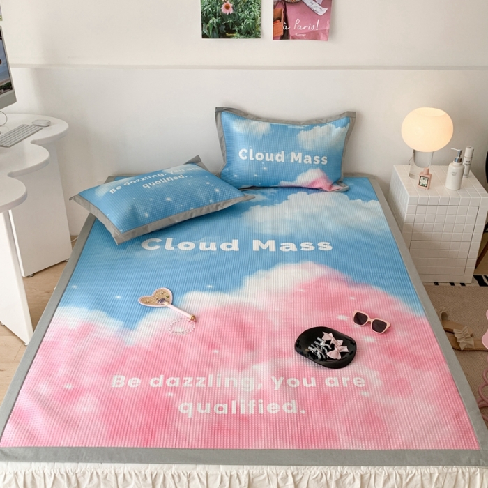 91家纺网 家纺一手货源 找家纺 （总）昔可家纺 2023新款高克重加厚华夫格凉感软席