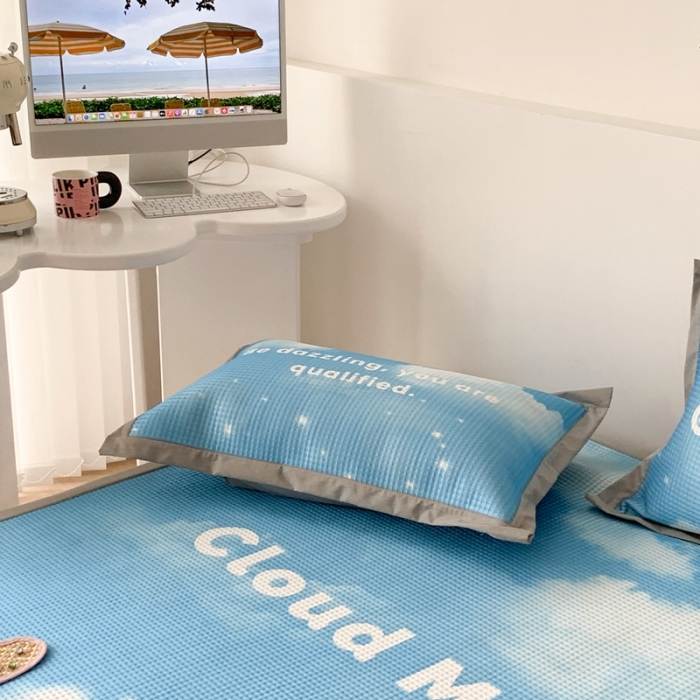 91家纺网 家纺一手货源 找家纺 （总）昔可家纺 2023新款高克重加厚华夫格凉感软席