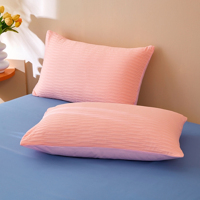 91家纺网 家纺一手货源 找家纺 （总）丰淘家纺 2023新款泡泡纱单边枕套