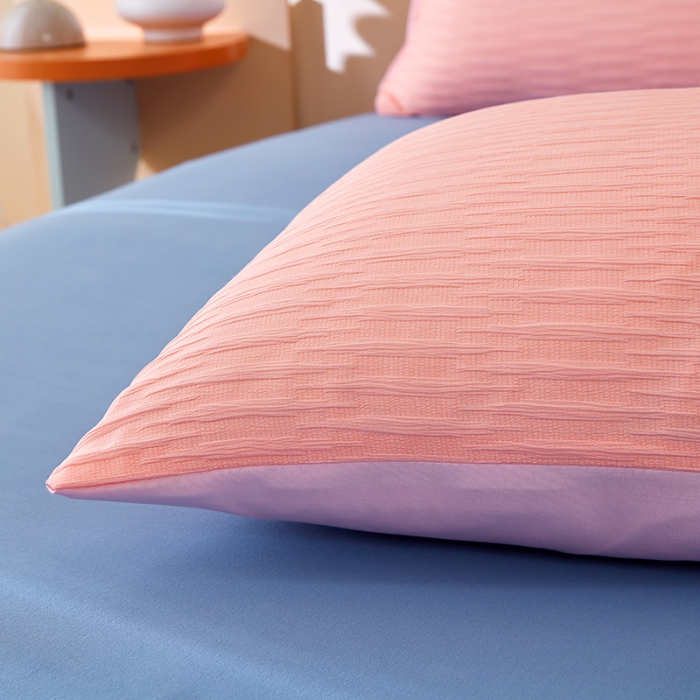 91家纺网 家纺一手货源 找家纺 （总）丰淘家纺 2023新款泡泡纱单边枕套