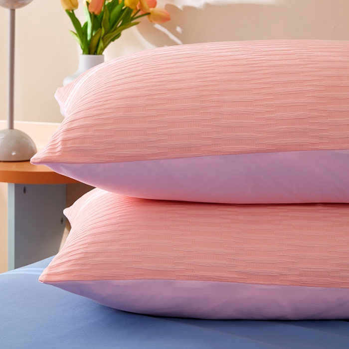 91家纺网 家纺一手货源 找家纺 （总）丰淘家纺 2023新款泡泡纱单边枕套