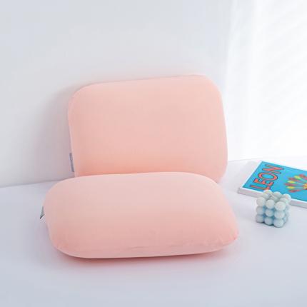 萌番宝 2023新款午睡枕冰丝款 午睡冰丝粉（记忆棉款）36*24*10cm