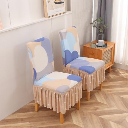 91家纺网 家纺一手货源 找家纺 （总）雅竹家纺 弹力牛奶丝AB版双拼连体椅套沙发套(裙边款)