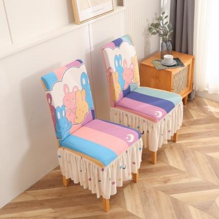 91家纺网 家纺一手货源 找家纺 （总）雅竹家纺 弹力牛奶丝AB版双拼连体椅套沙发套(裙边款)