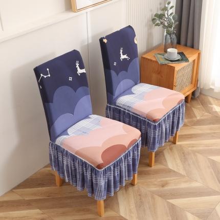 91家纺网 家纺一手货源 找家纺 （总）雅竹家纺 弹力牛奶丝AB版双拼连体椅套沙发套(裙边款)