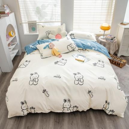 91家纺网 家纺一手货源 找家纺 （总）乐居坊 2023新款芦荟棉四件套（5月份新花型）