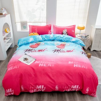 乐居坊 2023新款芦荟棉四件套（5月份新花型） 迈阿密蓝