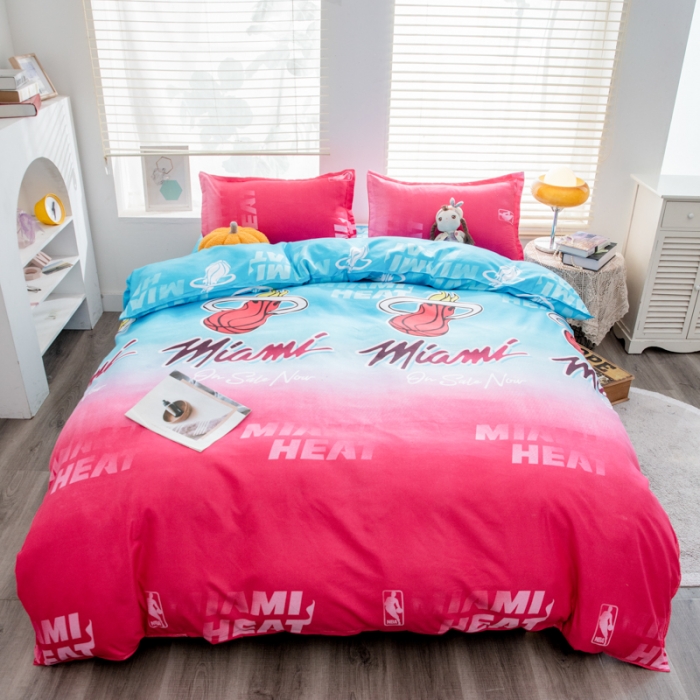 91家纺网 家纺一手货源 找家纺 乐居坊 2023新款芦荟棉四件套（5月份新花型） 迈阿密蓝