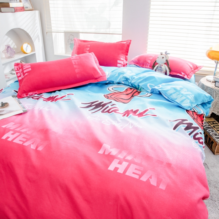 91家纺网 家纺一手货源 找家纺 乐居坊 2023新款芦荟棉四件套（5月份新花型） 迈阿密蓝