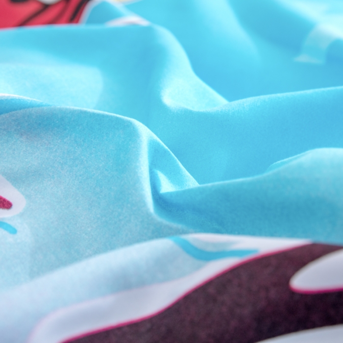 91家纺网 家纺一手货源 找家纺 乐居坊 2023新款芦荟棉四件套（5月份新花型） 迈阿密蓝