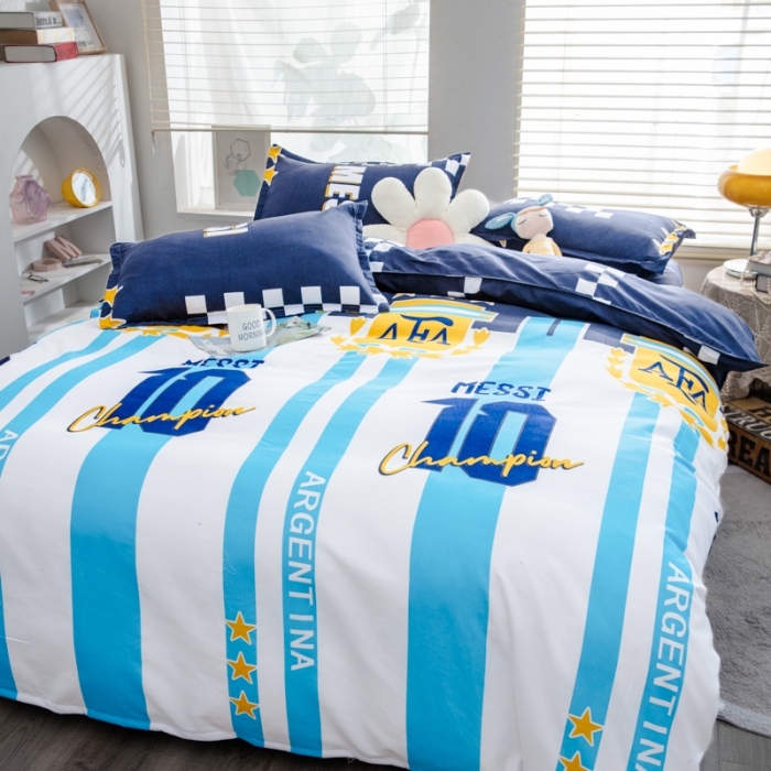 91家纺网 家纺一手货源 找家纺 乐居坊 2023新款芦荟棉四件套（5月份新花型） 王者荣耀