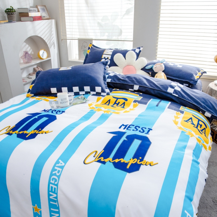 91家纺网 家纺一手货源 找家纺 乐居坊 2023新款芦荟棉四件套（5月份新花型） 王者荣耀