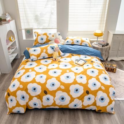 乐居坊 2023新款芦荟棉四件套（5月份新花型） 心墙