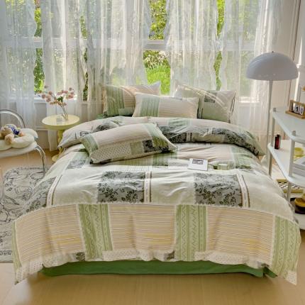 91家纺网 家纺一手货源 找家纺 （总）感遇家纺 2023新款全棉印花四件套