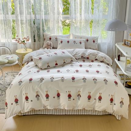 91家纺网 家纺一手货源 找家纺 （总）感遇家纺 2023新款全棉印花四件套