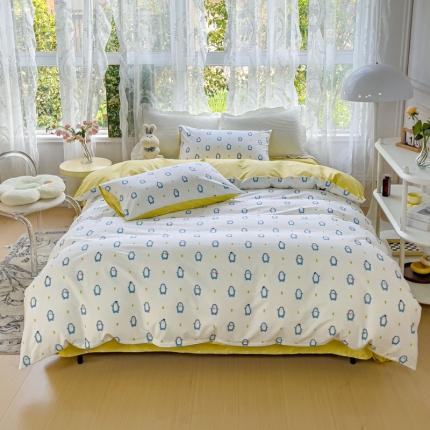 91家纺网 家纺一手货源 找家纺 （总）感遇家纺 2023新款全棉印花四件套