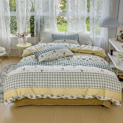 91家纺网 家纺一手货源 找家纺 （总）感遇家纺 2023新款全棉印花四件套