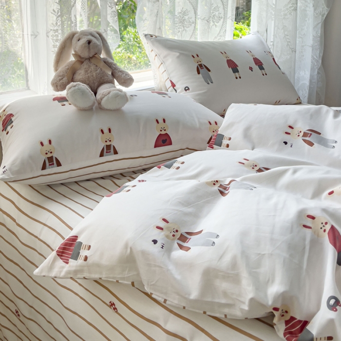 91家纺网 家纺一手货源 找家纺 （总）感遇家纺 2023新款全棉印花四件套