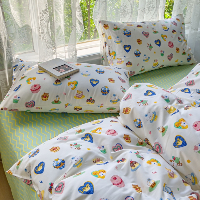 91家纺网 家纺一手货源 找家纺 感遇家纺 2023新款全棉印花四件套 可可西里