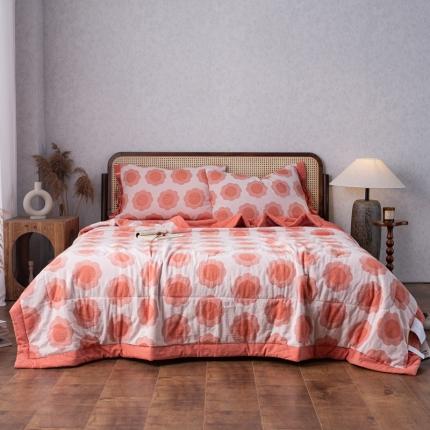 91家纺网 家纺一手货源 找家纺 （总）安莱生活 2023新款 太阳花夏被四件套及单独夏被