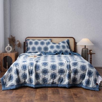 91家纺网 家纺一手货源 找家纺 （总）安莱生活 2023新款 太阳花夏被四件套及单独夏被