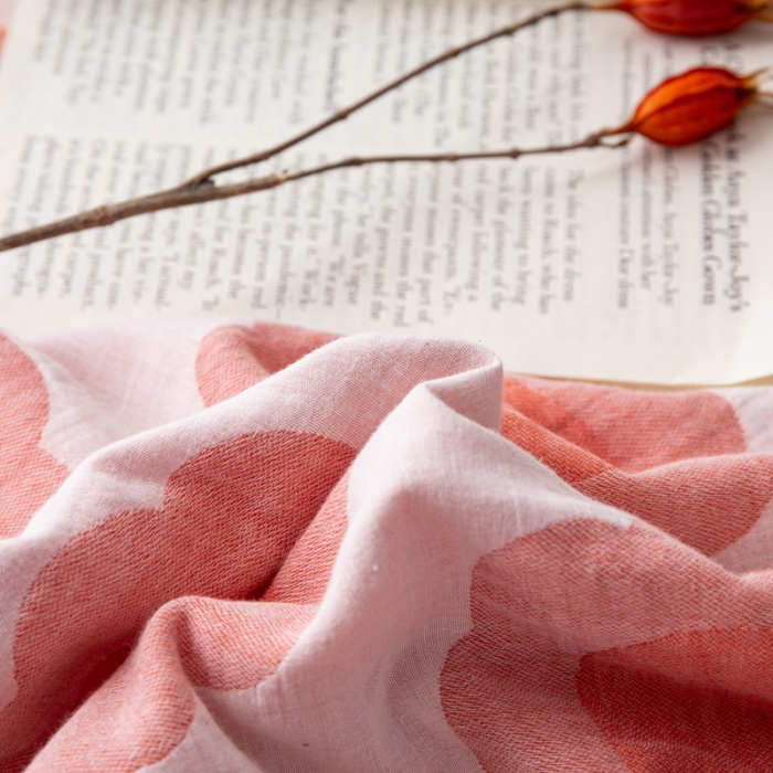 91家纺网 家纺一手货源 找家纺 安莱生活 2023新款 太阳花夏被四件套及单独夏被 太阳花-嫩粉