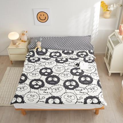 91家纺网 家纺一手货源 找家纺 （总）怡家居 2023新款全棉印花隔脏旅行睡袋