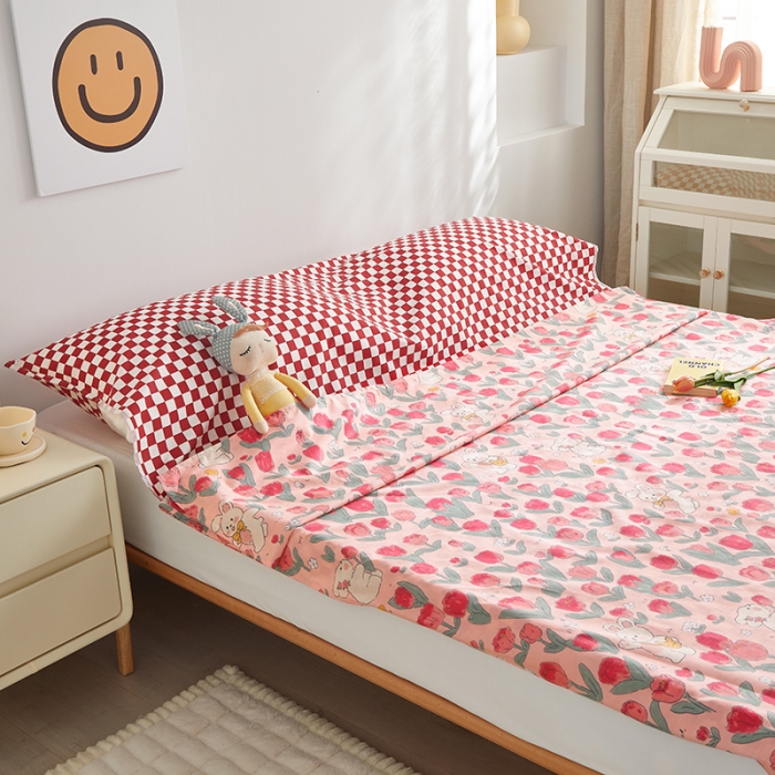 91家纺网 家纺一手货源 找家纺 （总）怡家居 2023新款全棉印花隔脏旅行睡袋