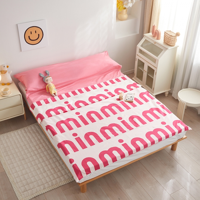 91家纺网 家纺一手货源 找家纺 怡家居 2023新款全棉印花隔脏旅行睡袋 MM小姐