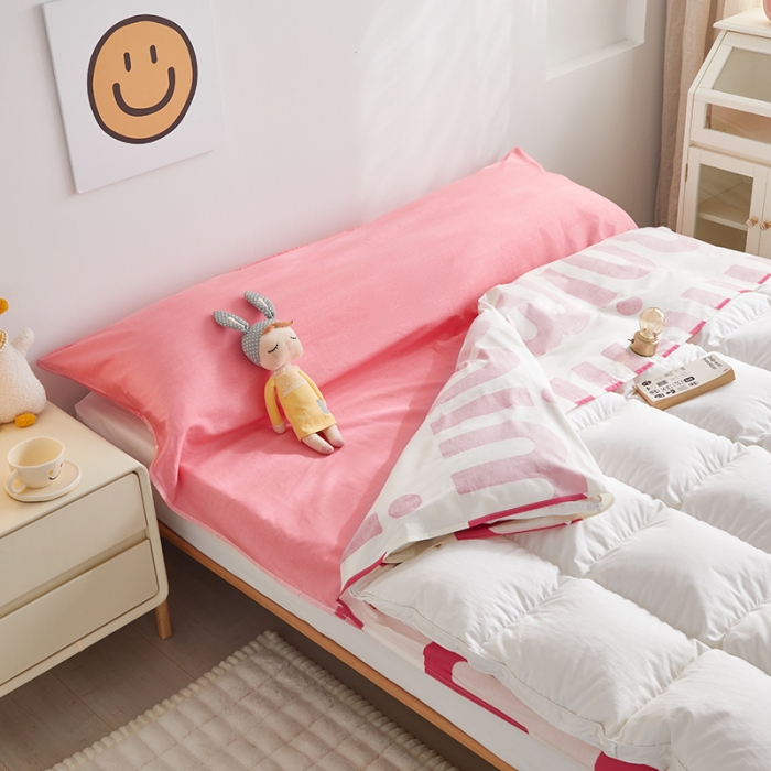 91家纺网 家纺一手货源 找家纺 怡家居 2023新款全棉印花隔脏旅行睡袋 MM小姐