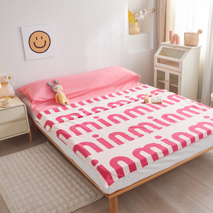 91家纺网 家纺一手货源 找家纺 怡家居 2023新款全棉印花隔脏旅行睡袋 MM小姐