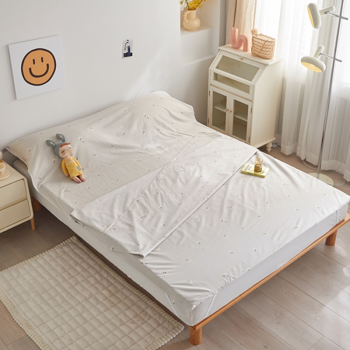 91家纺网 家纺一手货源 找家纺 怡家居 2023新款全棉印花隔脏旅行睡袋 贝卡