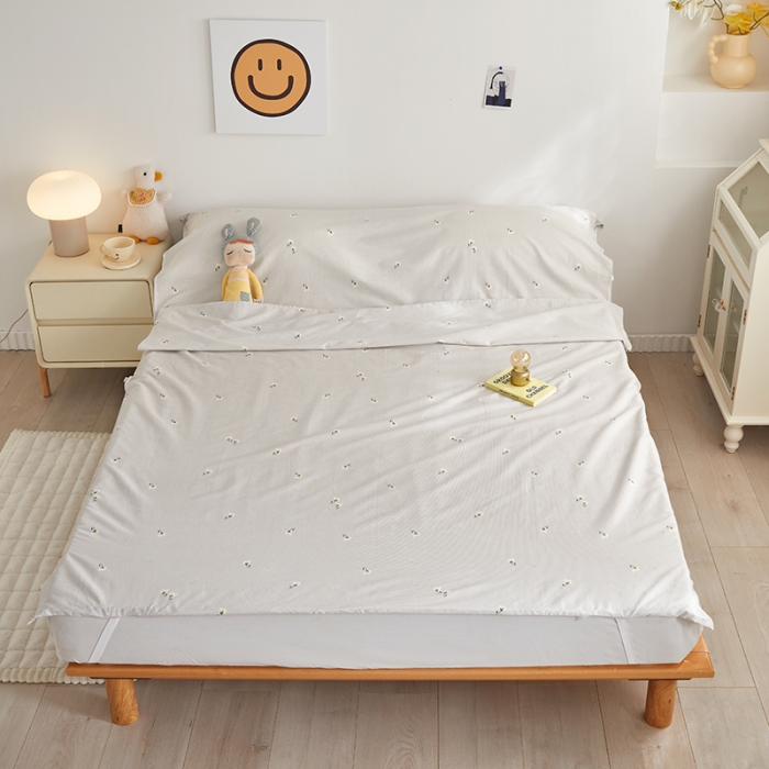 91家纺网 家纺一手货源 找家纺 怡家居 2023新款全棉印花隔脏旅行睡袋 贝卡