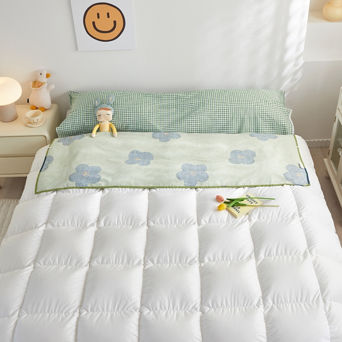 91家纺网 家纺一手货源 找家纺 怡家居 2023新款全棉印花隔脏旅行睡袋 绿妍