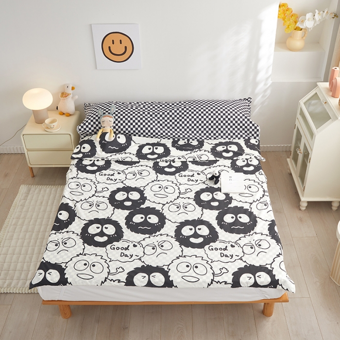 91家纺网 家纺一手货源 找家纺 怡家居 2023新款全棉印花隔脏旅行睡袋 小幸运