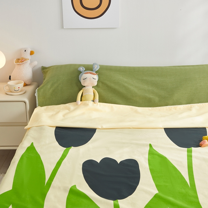 91家纺网 家纺一手货源 找家纺 怡家居 2023新款全棉印花隔脏旅行睡袋 知蕊