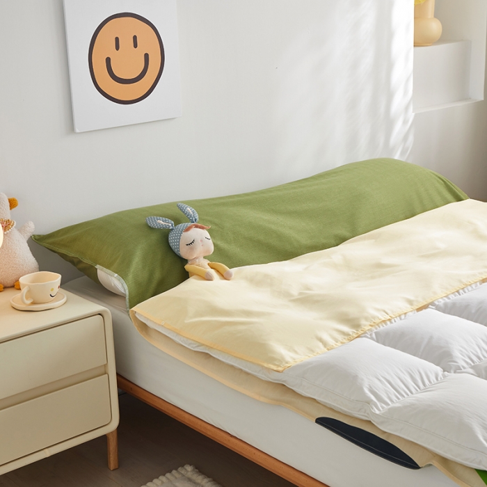 91家纺网 家纺一手货源 找家纺 怡家居 2023新款全棉印花隔脏旅行睡袋 知蕊