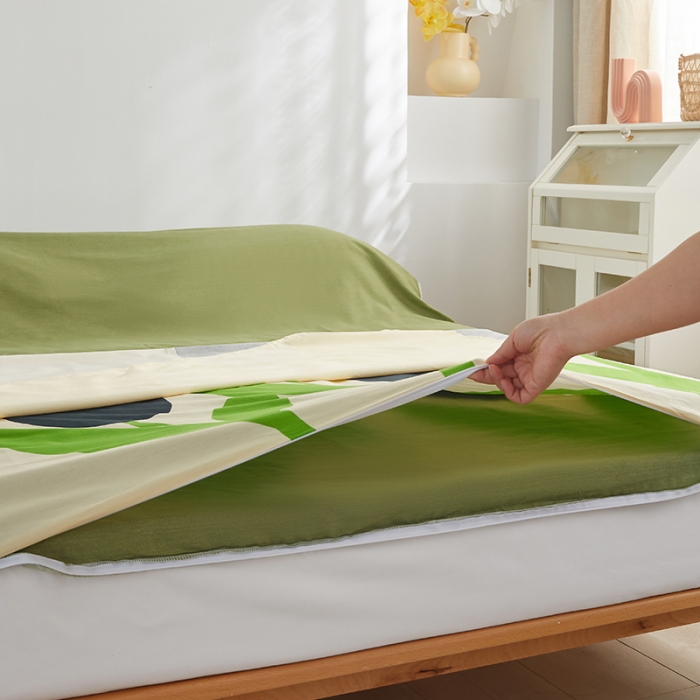 91家纺网 家纺一手货源 找家纺 怡家居 2023新款全棉印花隔脏旅行睡袋 知蕊