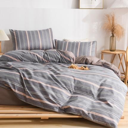 91家纺网 家纺一手货源 找家纺 （总）红日子 2024新款无印风水洗棉四件套