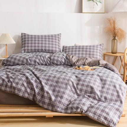 91家纺网 家纺一手货源 找家纺 （总）红日子 2024新款无印风水洗棉四件套