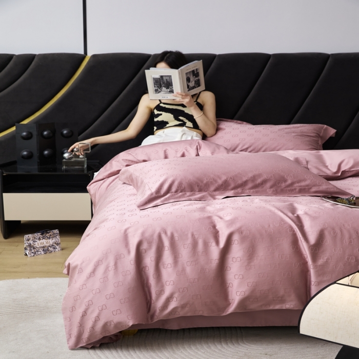 91家纺网 家纺一手货源 找家纺 （总）安莱生活 2023新款 100S纯棉提花四件套