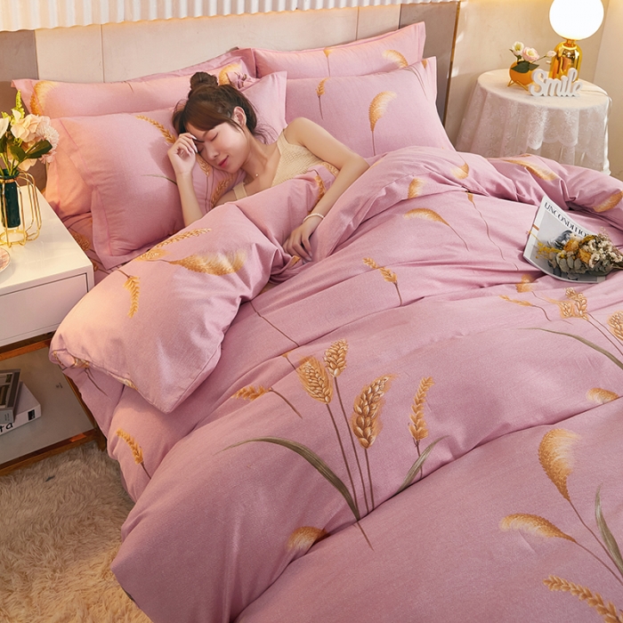 91家纺网 家纺一手货源 找家纺 （总）雲归梦2021新款多规格全棉加厚生态磨毛四件套