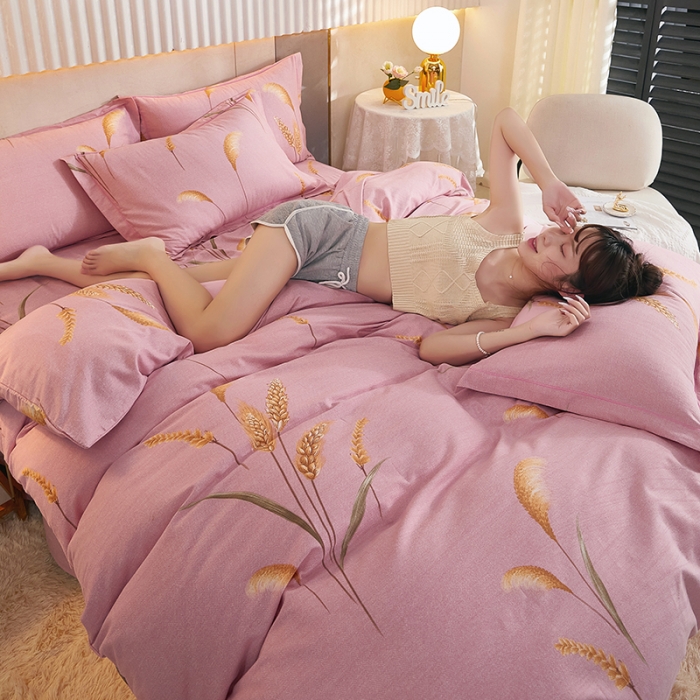 91家纺网 家纺一手货源 找家纺 （总）雲归梦2021新款多规格全棉加厚生态磨毛四件套