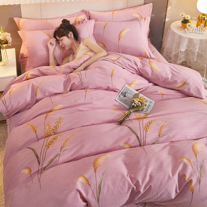 91家纺网 家纺一手货源 找家纺 （总）雲归梦2021新款多规格全棉加厚生态磨毛四件套