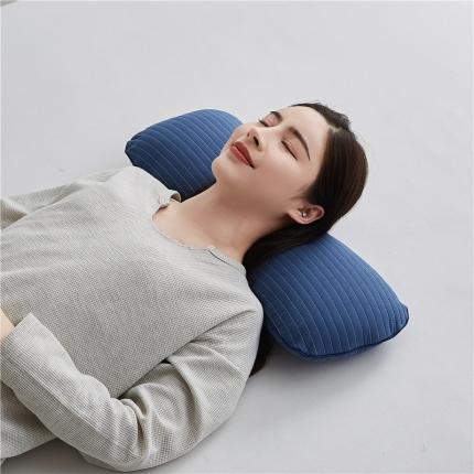 91家纺网 家纺一手货源 找家纺 （总）乐可 2023新款全棉砂洗荞麦骨头枕 枕头枕芯