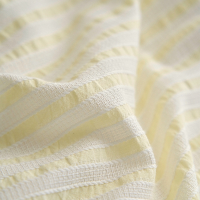 91家纺网 家纺一手货源 找家纺 安莱生活 2023新款 爆款水洗棉提花锦瑟基础款四件套 锦瑟基础款-奶黄