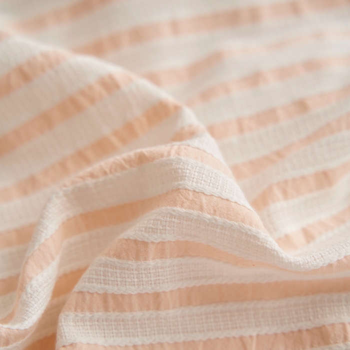 91家纺网 家纺一手货源 找家纺 安莱生活 2023新款 爆款水洗棉提花锦瑟基础款四件套 锦瑟基础款-嫩粉