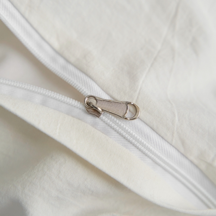 91家纺网 家纺一手货源 找家纺 安莱生活 2023新款 爆款水洗棉提花锦瑟基础款四件套 锦瑟基础款-盐白