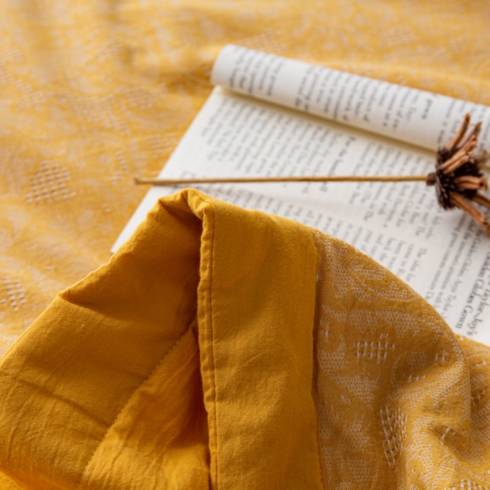 91家纺网 家纺一手货源 找家纺 （总）安莱生活2023新款 双层纱华夫格夏被四件套及单独夏被